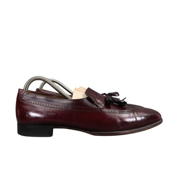 Bally Shoes Mens 8 Tassel Loafers Salisbury Wingtip Leather Brogue Classic Dress main image 8